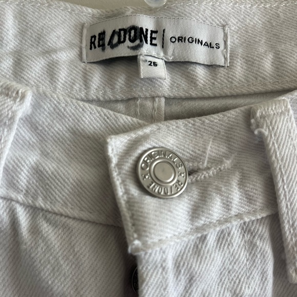 ReDone white wide leg jeans - Picture 6 of 6